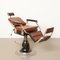 Black & Brown Skai Barber’s Chair from Nike, 1940s 2