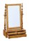 19th-Century Swedish Burr Birch Vanity Mirror 4
