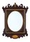 19th-Century Sheraton Style American Walnut Mirror, Image 1