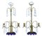 Mid-Century Cut Glass Candelabra, 1950s, Set of 2, Image 3