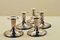 Vintage Silver Candleholders by Tore Eldh for Ceson, Set of 5, Image 4