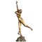 Große Jugendstil Skulptur aus Bronze von Jules Dercheu 1
