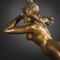 Große Jugendstil Skulptur aus Bronze von Jules Dercheu 9