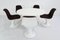 Space Age Mushroom Dining Table & 5 Chairs Set by Farner & Grunder, 1960s, Set of 6 1