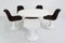 Space Age Mushroom Dining Table & 5 Chairs Set by Farner & Grunder, 1960s, Set of 6, Image 1