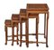 Vintage Hardwood Nesting Tables from Mayfair and Company, 1950s, Set of 3 8