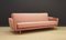 Danish Pink Velour Sofa, 1970s 11