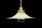 Ecru Metal Ceiling Lamp from Lyfa, 1970s 1