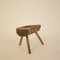 Early 19th-Century Cherry Wood Splayed Leg Cobbler Stool 6