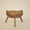 Early 19th-Century Cherry Wood Splayed Leg Cobbler Stool, Image 2