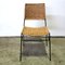 Rattan and Metal Side Chair, 1950s 7