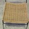 Rattan and Metal Side Chair, 1950s 2