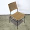 Rattan and Metal Side Chair, 1950s 5