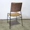 Rattan and Metal Side Chair, 1950s 8