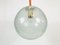 Large Vintage Glass Pendant Lamp from Doria Leuchten, 1970s 6