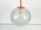 Large Vintage Glass Pendant Lamp from Doria Leuchten, 1970s 5