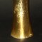 Goldene Mid-Century Vase von Zanetto 5