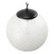 Lampade a sospensione vintage in bachelite con sfera in vetro, Immagine 2