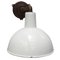 White Enamel Industrial Cast Iron Wall Light Scone 3