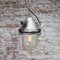 Lampe à Suspension Industrielle en Fonte d'Aluminium Argentee 4