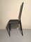 Black Leather Dining Chairs, 1980s, Set of 6, Image 6