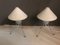 Opaline Glass Table Lamps, 1950s, Set of 2 1