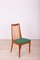 Esszimmerstühle mit Gestell aus Teak & Stoffbezug von Leslie Dandy für G-Plan, 1960er, 6er Set 1