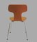 Sillas T o Sillas Hammer completamente restauradas de Arne Jacobsen para Fritz Hansen, años 60. Juego de 8, Imagen 3