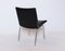 Fully Restored Airport Lounge Chairs in Black by Hans J. Wegner for A.P. Stolen, 1960s, Set of 4 2