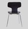 Fully Restored T Chairs or Hammer Chairs by Arne Jacobsen for Fritz Hansen, 1960s, Set of 8 3