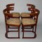 Antique Art Nouveau Dining Chairs by Josef Hoffmann for Thonet, 1910s, Set of 4 1