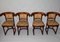 Antique Art Nouveau Dining Chairs by Josef Hoffmann for Thonet, 1910s, Set of 4, Image 6