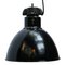 Industrial Black Enamel Pendant Lamp, 1930s 1