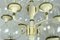 Mid-Century Brass and Metal Chandelier, 1960s, Image 3