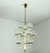 Mid-Century Brass and Metal Chandelier, 1960s 1