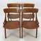 Model 71 Oak Dining Chairs by Arne Hovmand-Olsen for Mogens Kold, 1959, Set of 4 9