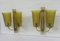 Large Brass Sconces, 1950s, Set of 2 2