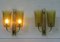 Large Brass Sconces, 1950s, Set of 2 6