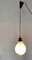 Lampada da soffitto vintage dipinta a mano, anni '50, Immagine 11