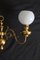 Brass and Glass Sconces from Lucien Gau, 1950s, Set of 2 6