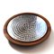Danish Teak and Brushed Metal Rotating Cheese Tray from Luthje, 1970s, Image 1