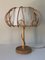 Rattan Table Lamp, 1960s, Image 1