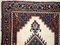 Red, White, and Olive Hamadan Rug, 1970s 9