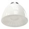 Weiße Deckenlampe aus weißem Metall & Opalglas, 1950er 2