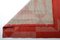 Tappeto modernista geometrico rosso, anni '60, Immagine 2