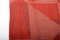 Tappeto modernista geometrico rosso, anni '60, Immagine 4