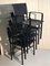 Italian Leather Dining Chairs by Willy Rizzo for Cidue, 1970s, Set of 4, Image 7