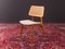 Cherry Wood Dining Chairs from Habeo, 1950s, Set of 5 1
