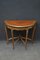 Antique French Rosewood Demi-Lune Game Table 11