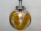 Lámpara colgante de cristal de Murano de Mazzega, años 70, Imagen 18